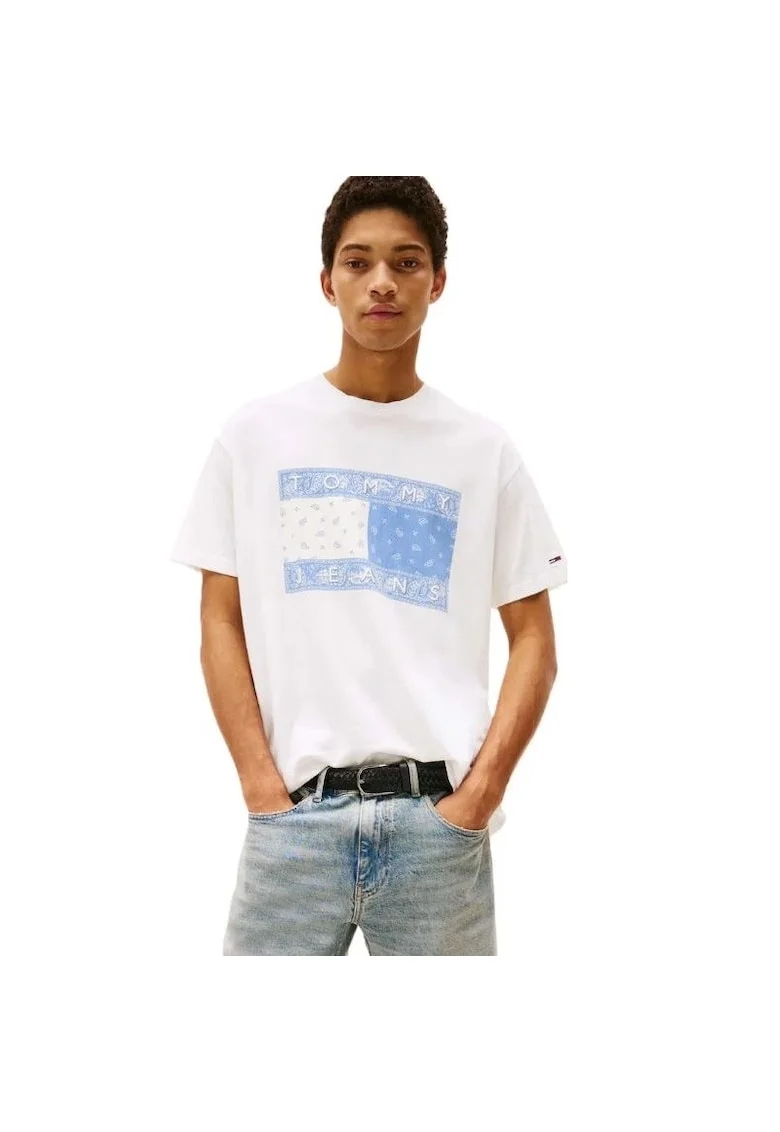Tricou  TJM RLX PAISLEY FLAG TEEEXT-DM0DM20810-YBL