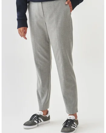 Pantaloni eleganti cu buzunare laterale, Gri deschis