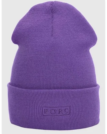 Caciula unisex cu broderie logo, Violet