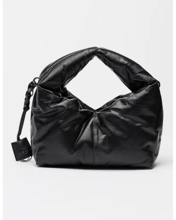 Geanta hobo din piele Beatrix, Negru
