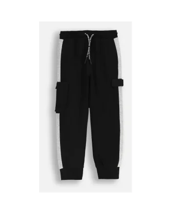 Pantaloni de trening cu benzi laterale contrastante,