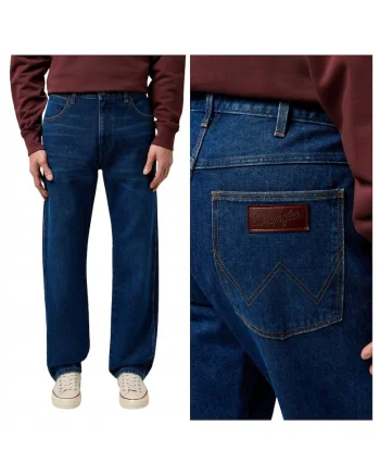 Spodnie Męskie  Frontier Straight Fit Jeansy Polar Steel