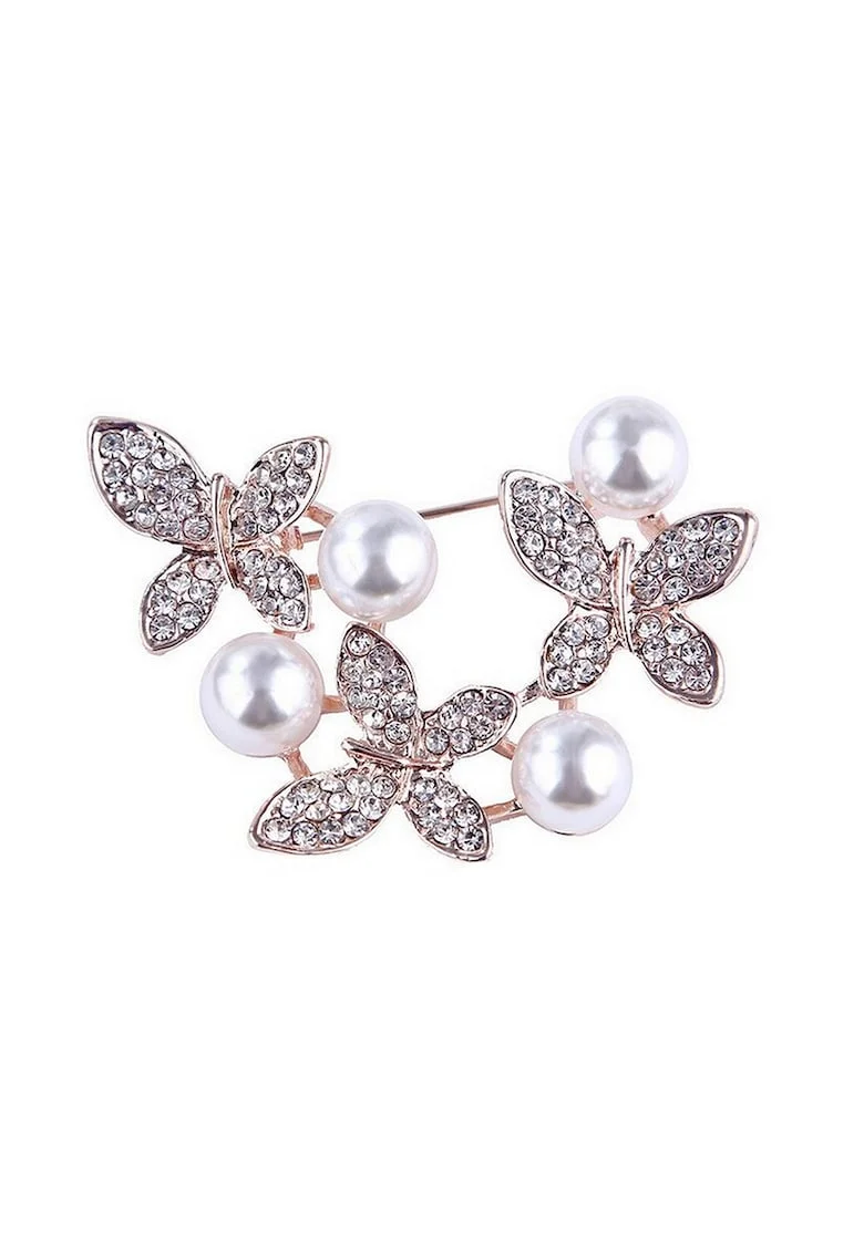 Brosa eleganta 5608,  Rose