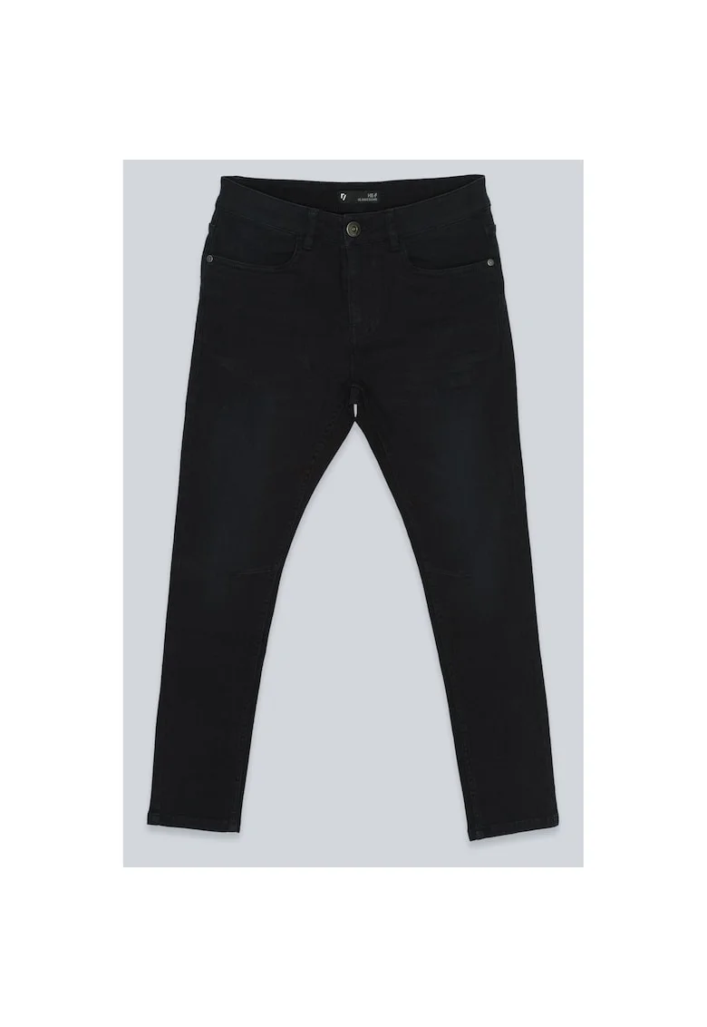 Blugi slim fit cu 5 buzunare
