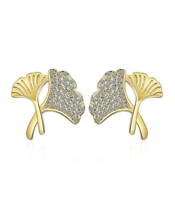 Cercei clips,  elegant, retro, auriu, 1, 7x1, 8cm