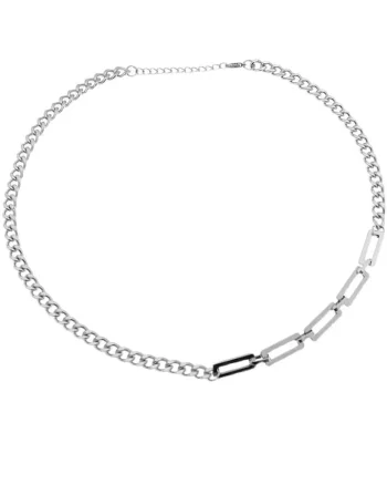Colier 5374 Otel inoxidabil,  Argintiu, lungime 55 cm