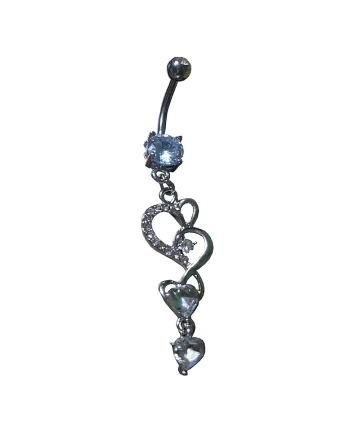 Piercing 5308 inox,  Argintiu, 60 mm