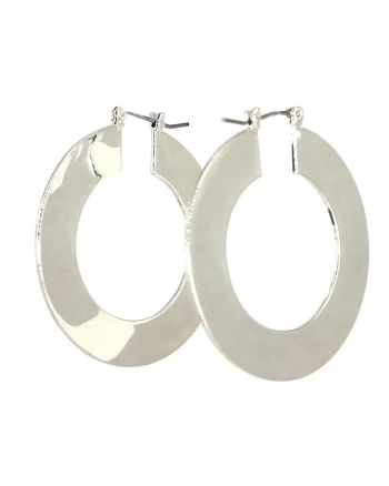 Cercei rotunzi silver,