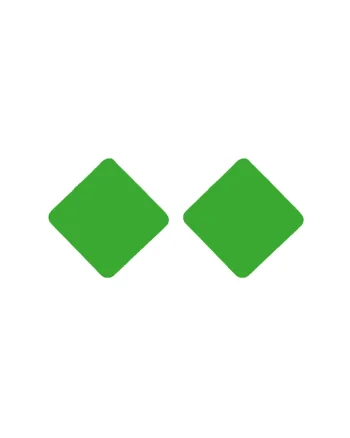 Cercei Romb 5708, verde crud