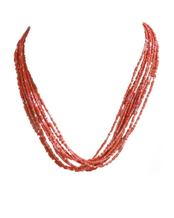 Colier Margele 6037, Coral
