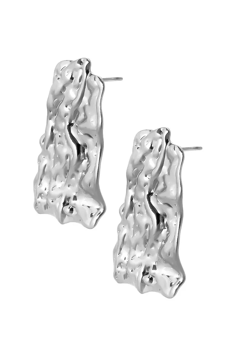 Cercei Inox 5966, Argintiu
