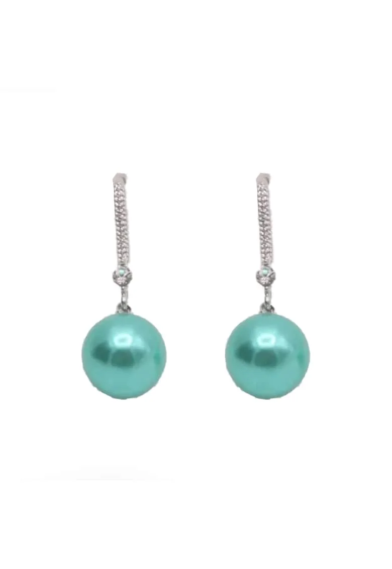 Cercei bila 5134, Verde menta