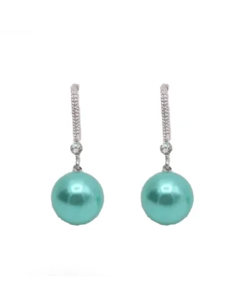Cercei bila 5134, Verde menta