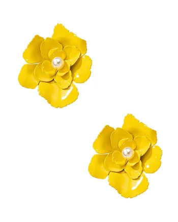 Cercei Floare 5956, Galben