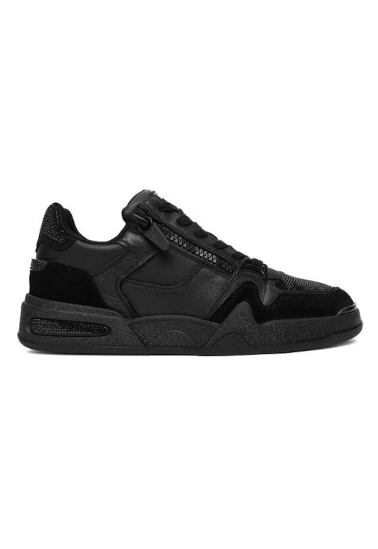 Încălțăminte sport  piele naturala, negru, Negru