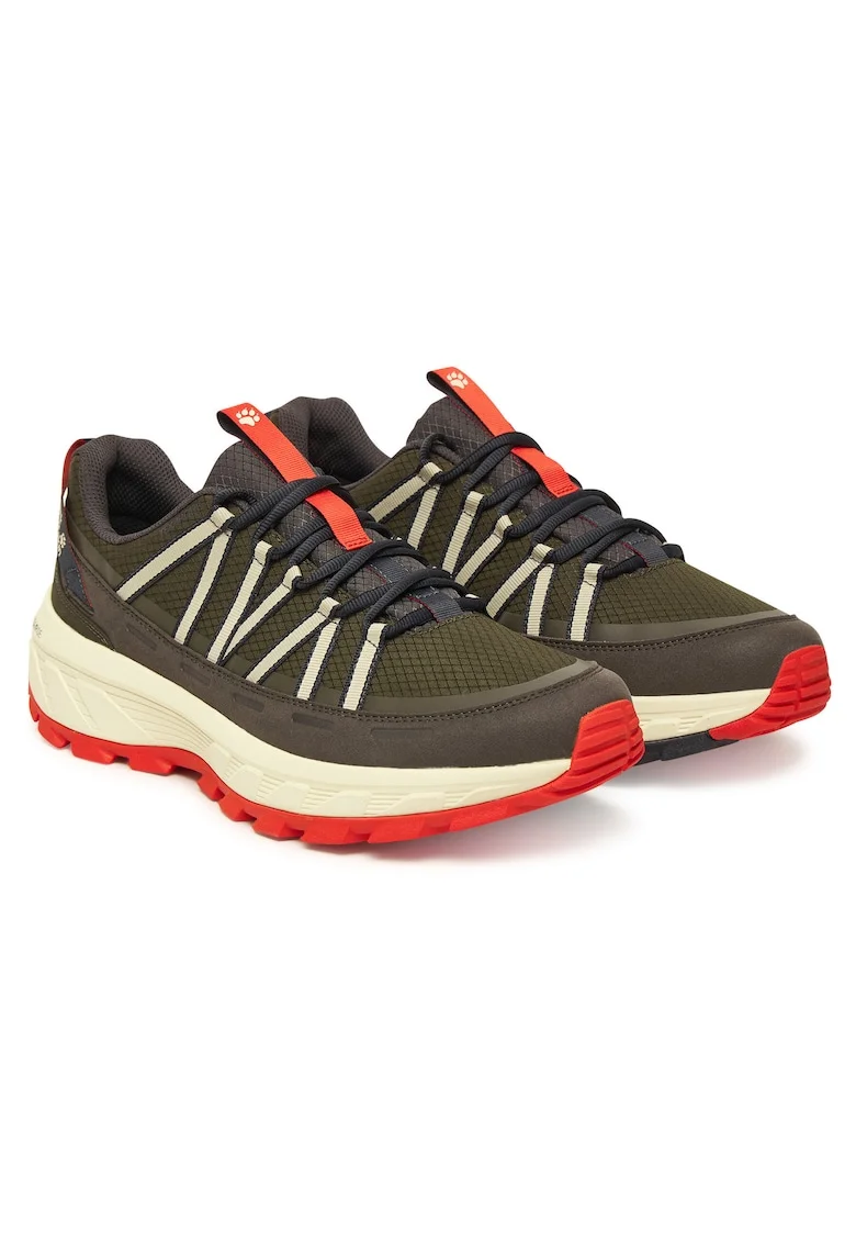 Pantofi sport barbati,  Obsidian Moss E0205, verde, textil
