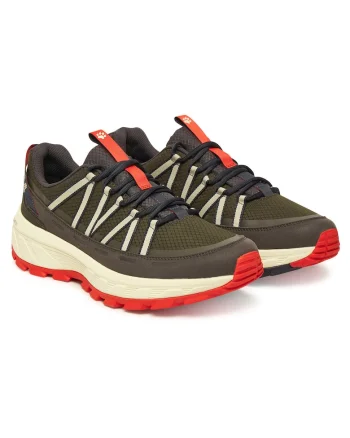 Pantofi sport barbati,  Obsidian Moss E0205, verde, textil