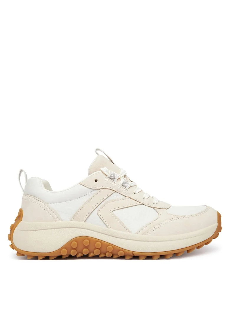 Adidasi sport femeie  bej, piele naturala,