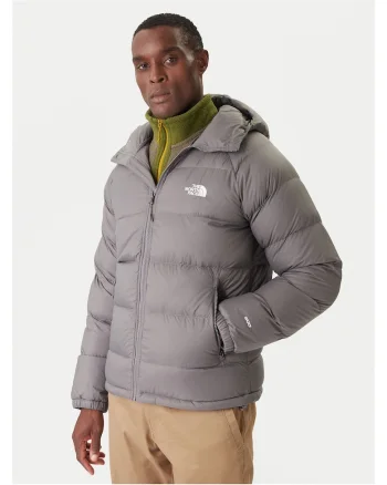 Geaca de puf barbati  gri, material usor