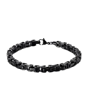Bratara 5384B Titan,  Negru, 5mm