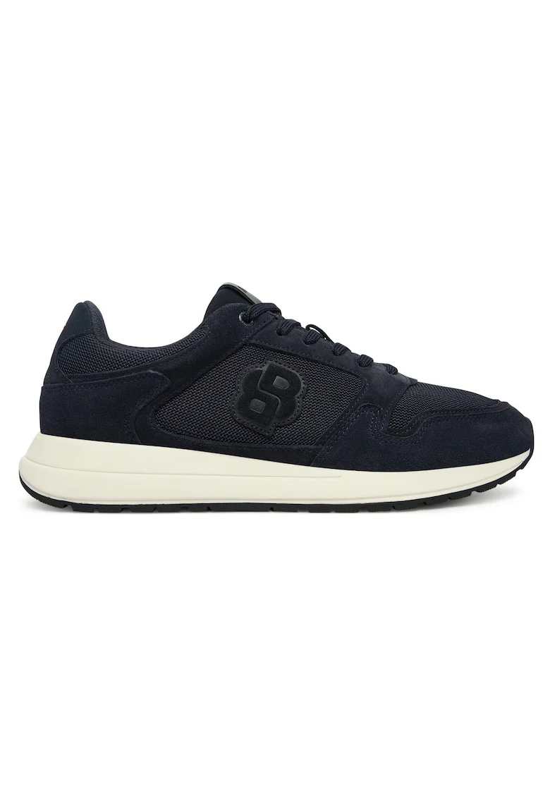 Pantofi sport barbati  model Vinston, piele naturala, albastru inchis,