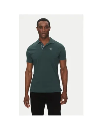 Tricou polo barbati  MML0012GN89, Bumbac, Verde, Verde