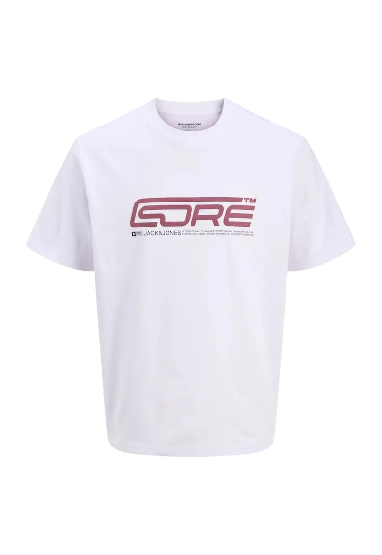 Tricou JACK &JONES Pulse Big Branding 53455, Alb