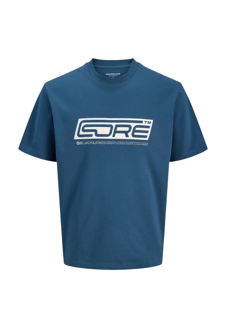 Tricou JACK &JONES Pulse Big Branding 53460, Albastru