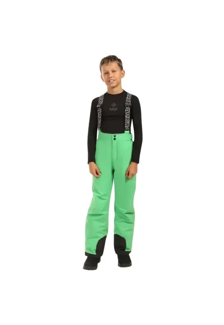 Pantaloni schi  Mimas, Verde, Reglabili, Mansete anti-zapada,