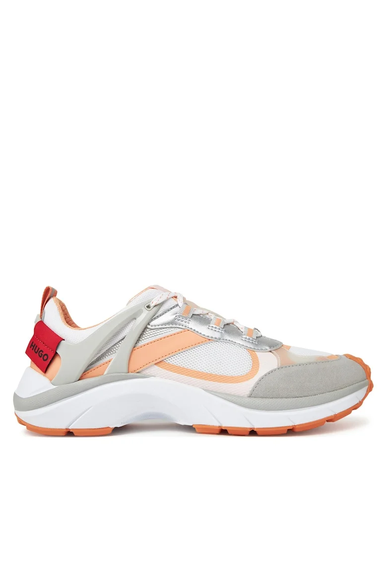 Pantofi sport dama  multicolor, piele ecologica, set