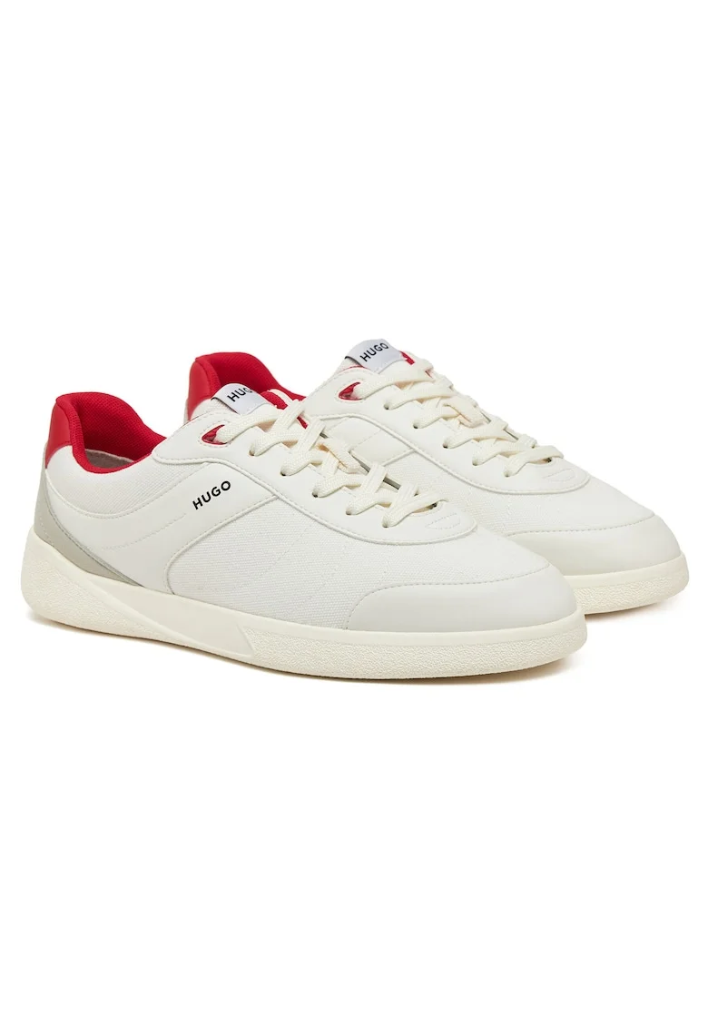 barbati  Open White 126, piele ecologica, alb, Alb