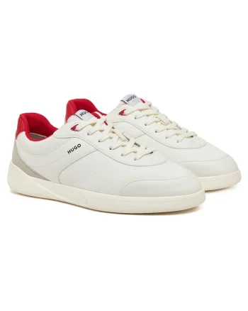 barbati  Open White 126, piele ecologica, alb, Alb