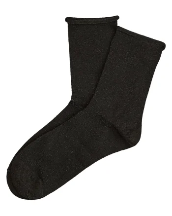 Sosete dama, Lungi, Elegante-stralucitoare, Negru, Anna, Negru