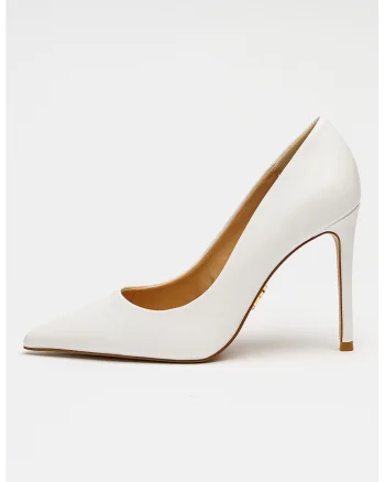 Pantofi stiletto Thrive, Alb optic