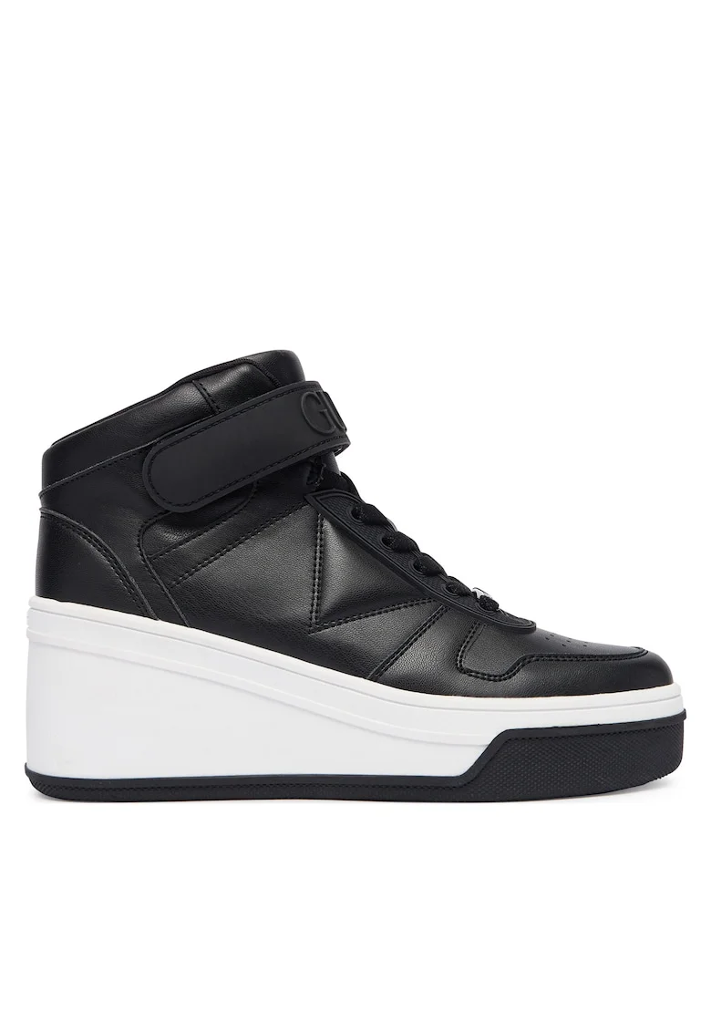 Pantofi sport dama,  FLFRUKELE12, piele ecologica, negru,