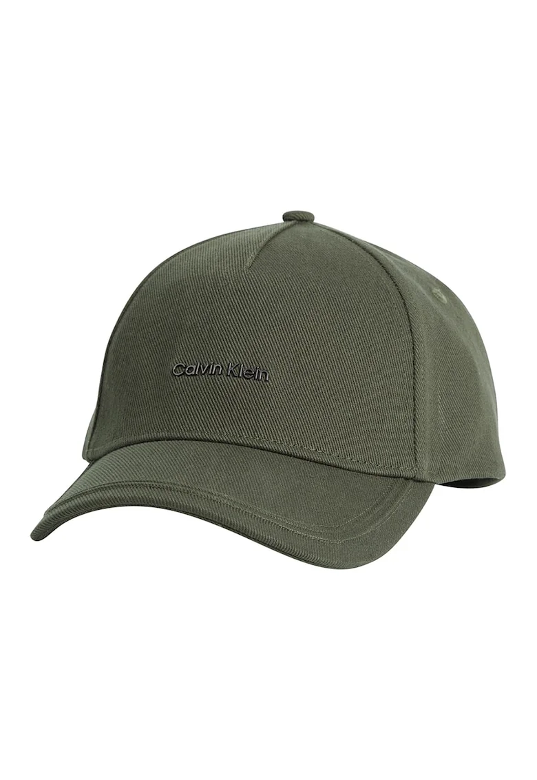 Sapca ajustabila de bumbac cu logo, Verde sparanghel