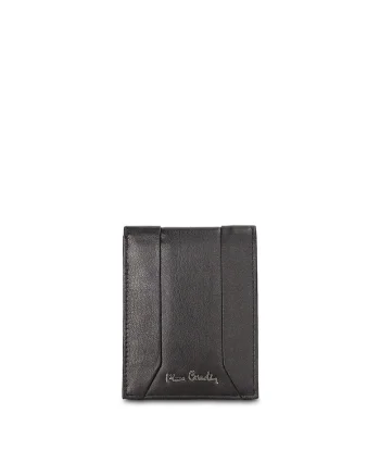 Portofel din piele Umbria Chic, Negru