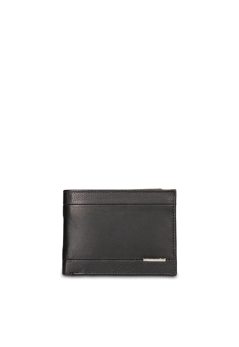 Portofel pliabil de piele Ereton Prime, Negru