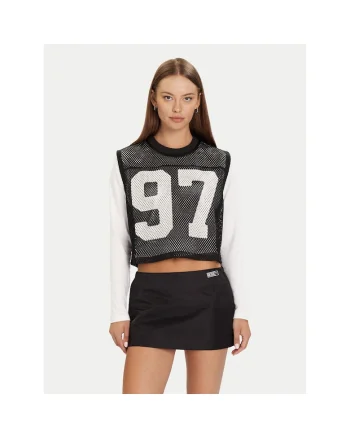 Maiou sport dama,  Negru