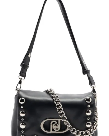 Geanta cu margele Medium Lapuffy, Negru