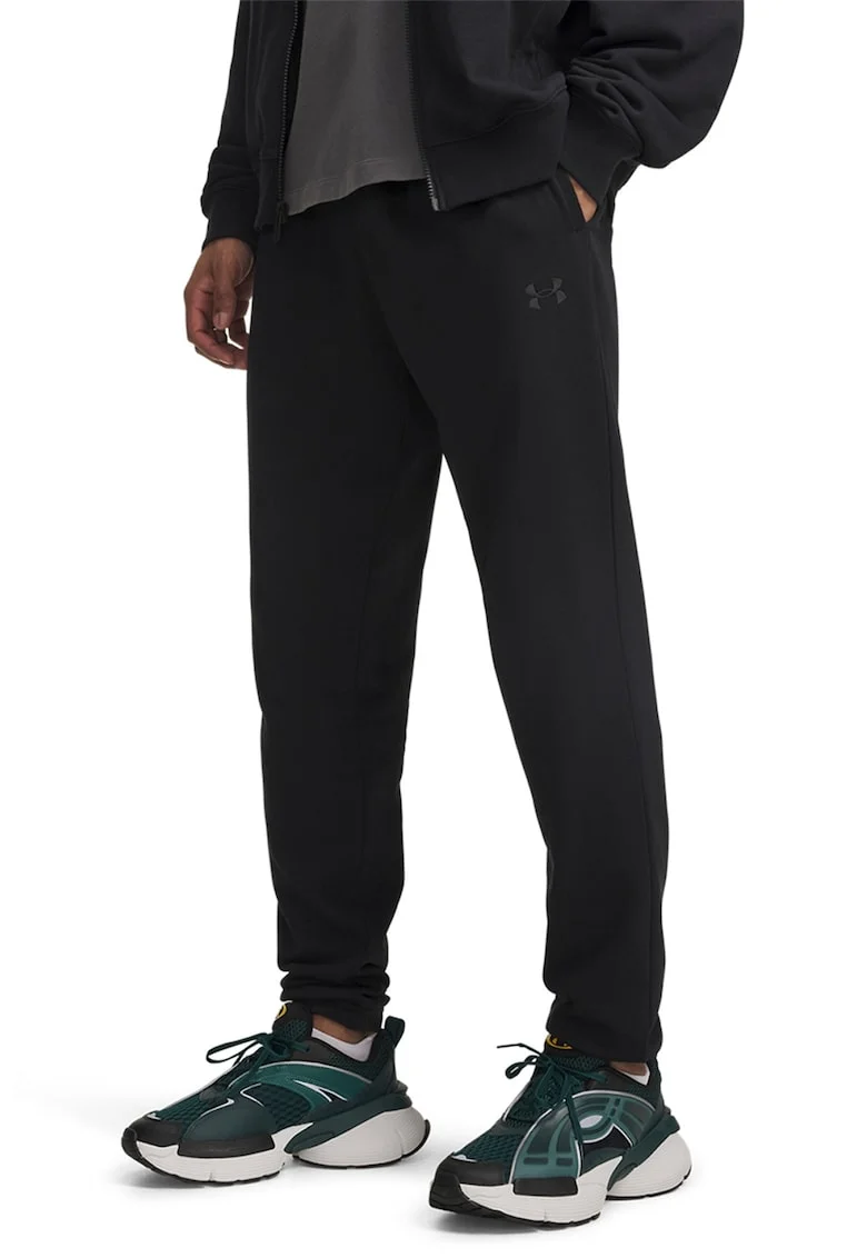 Pantaloni de trening usori din amestec de bumbac Rival, Negru