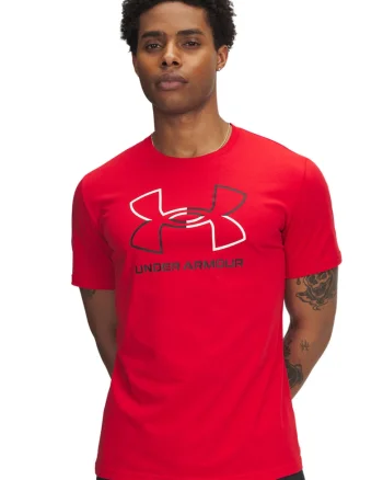 Tricou lejer Foundation, Rosu/Alb/Negru