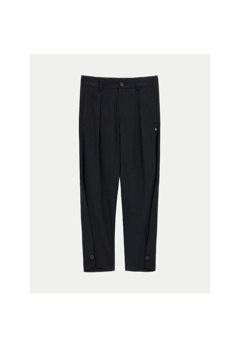 Pantaloni copii,  negru, stofa,