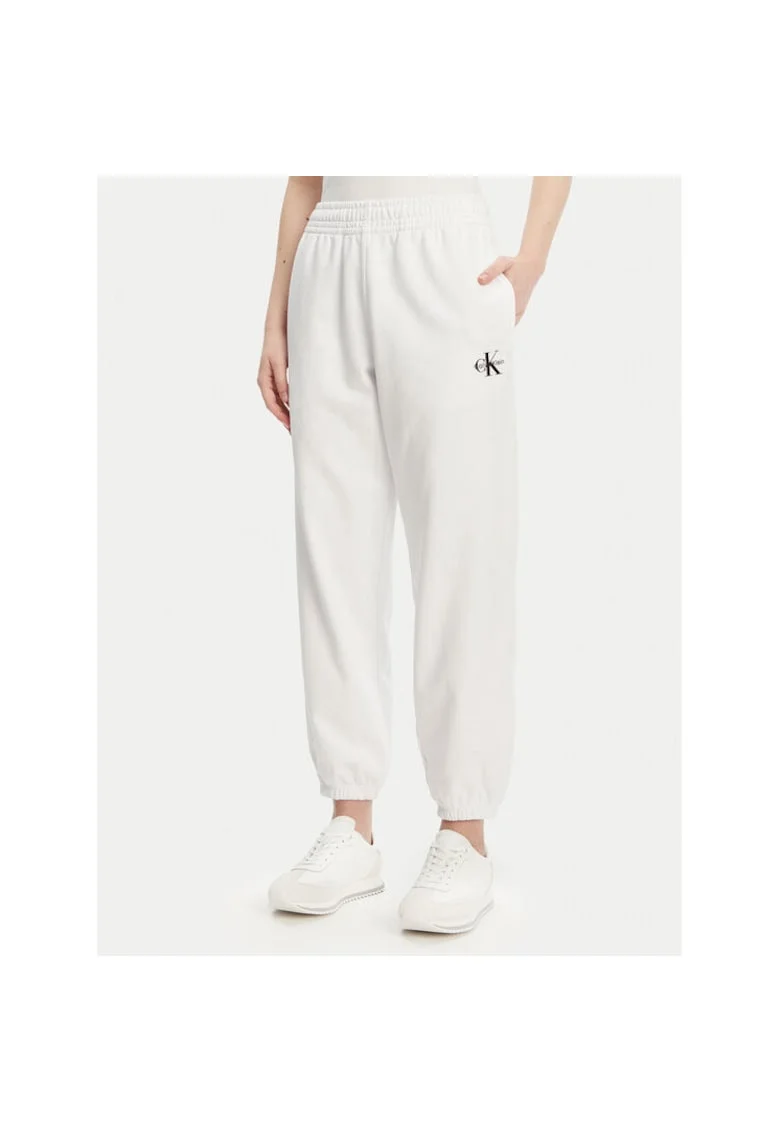 Pantaloni de trening pentru dama  alb
