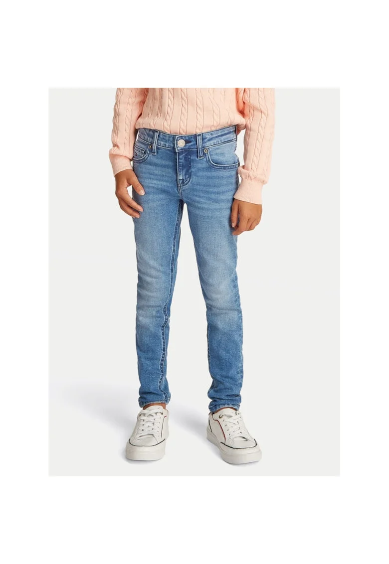 Pantaloni copii,  jeans, albastru,