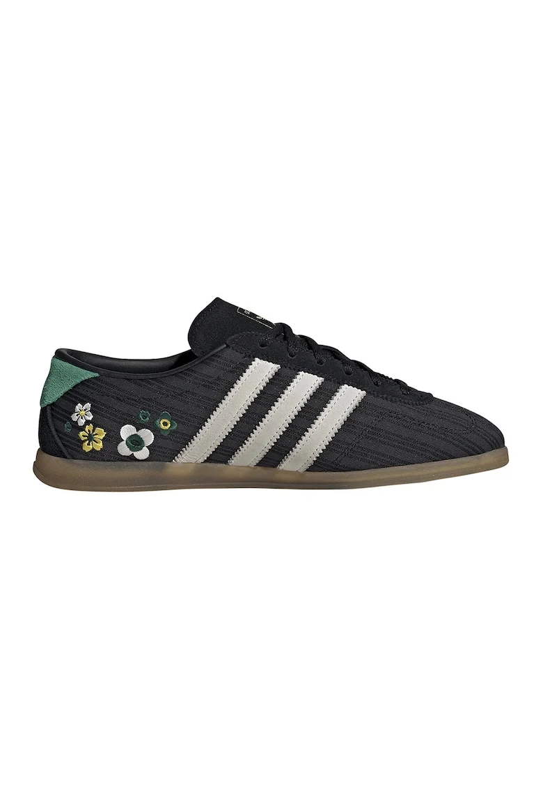 Pantofi sport Gazelle Lo Pro, Negru/Alb murdar/Verde feriga