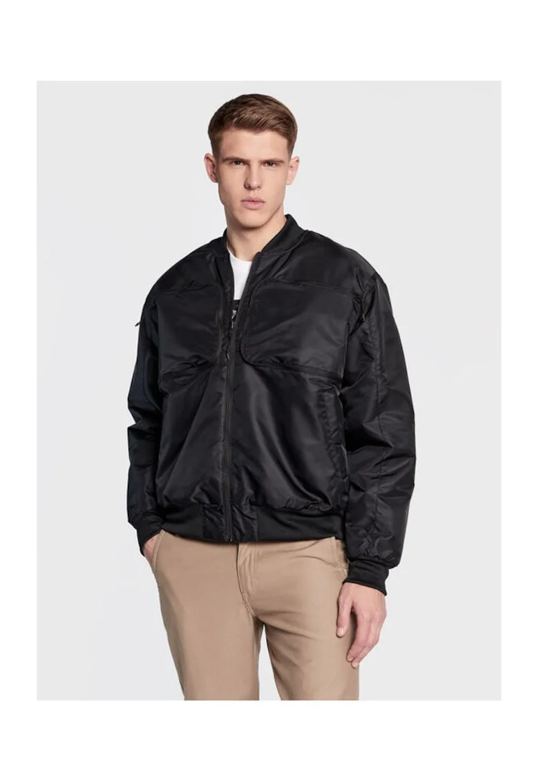 Geaca bomber barbati  negru,