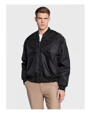 Geaca bomber barbati  negru,