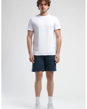 Tricou cu detaliu cu broderie logo Empire, Alb optic