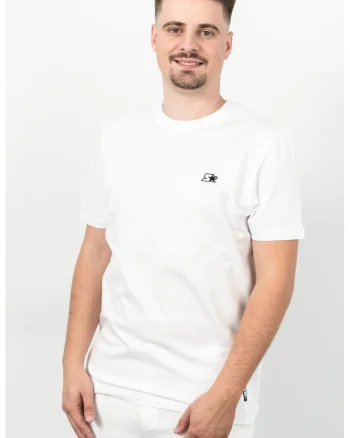 Tricou  WARREN, Alb, Alb